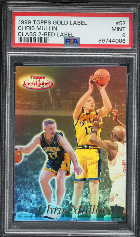 2000 Topps Gold Label Class 2 Gold Die-Cut Chipper Jones