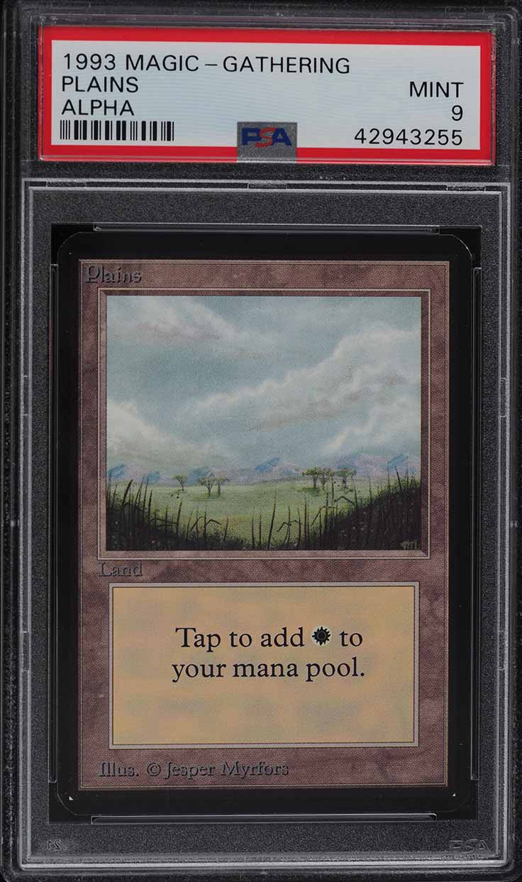 1993 Magic The Gathering MTG Alpha Mox Jet PSA 10 GEM MINT on