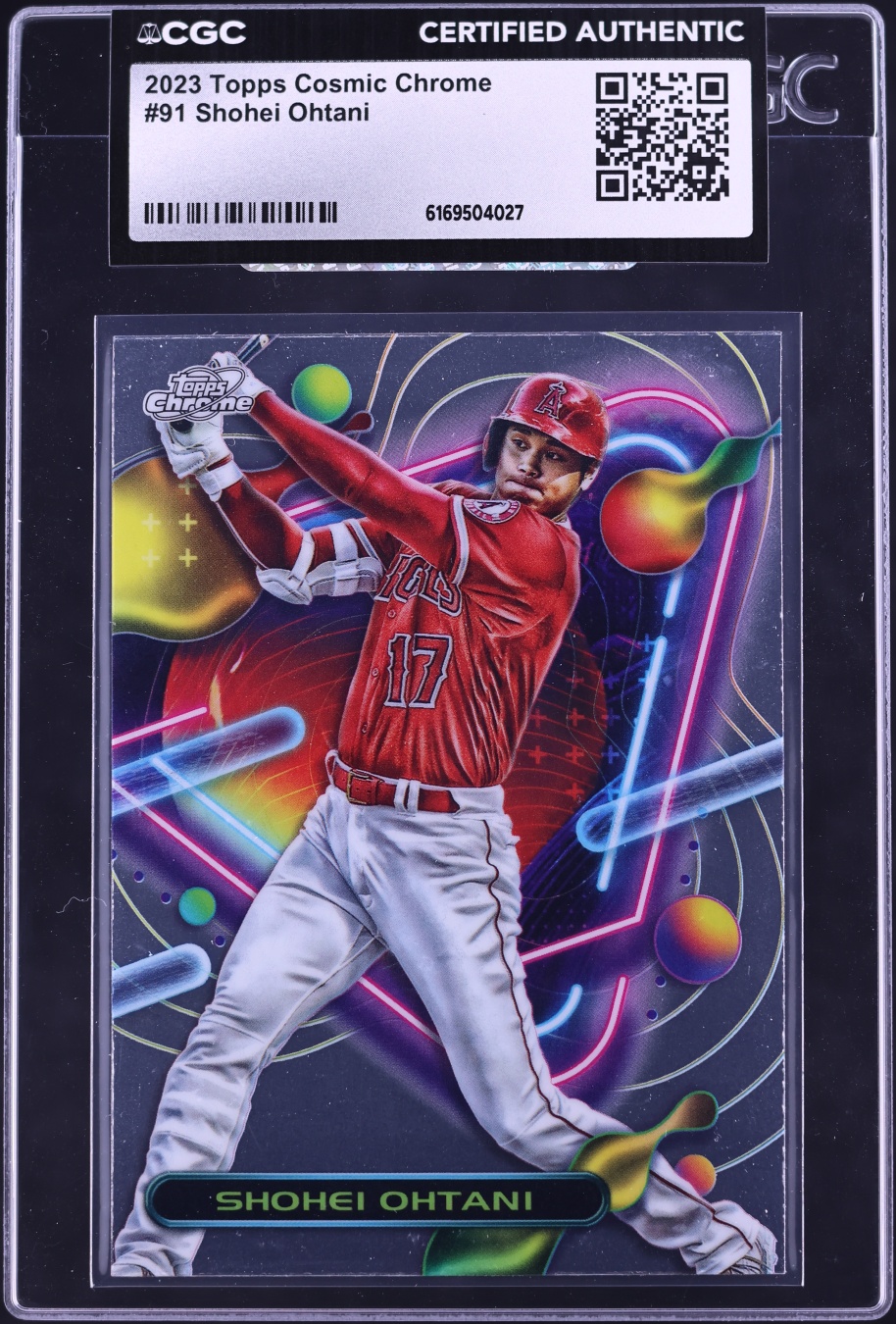 2023 Topps Chrome Cosmic Shohei Ohtani #91 CGC AUTH