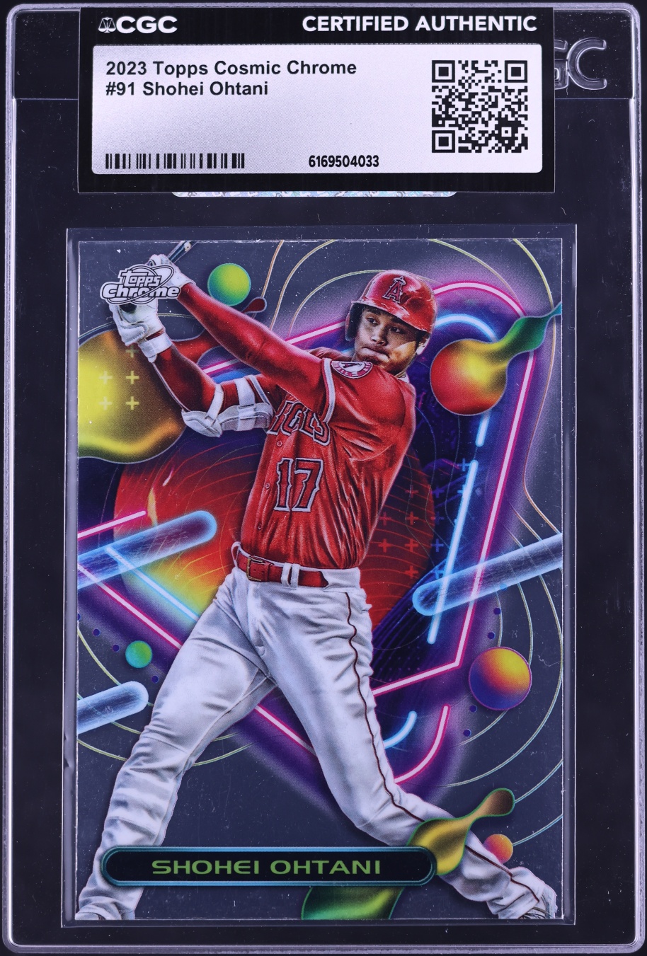 2023 Topps Chrome Cosmic Shohei Ohtani #91 CGC AUTH