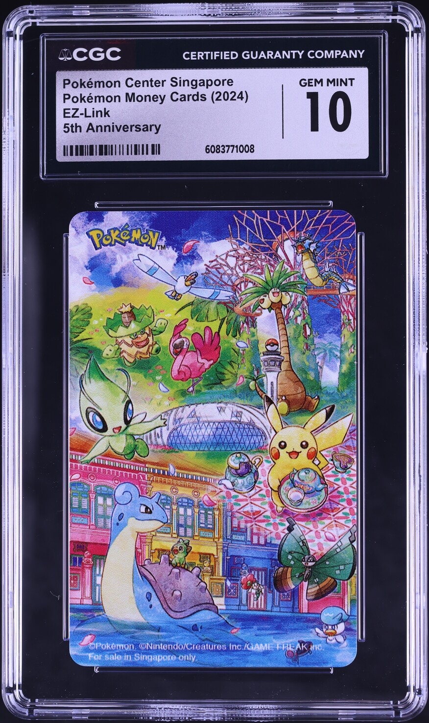 2024 Pokemon EZLink Money Cards Singapore Center 5th
