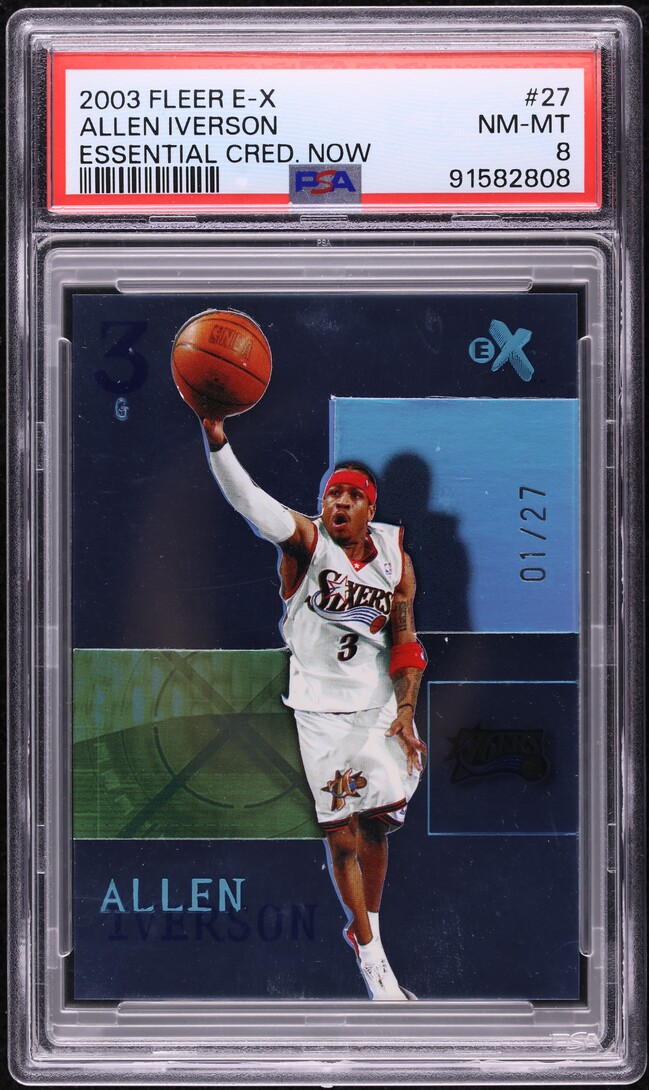 その他 ALLEN IVERSON  FLAIR FINAL EDITION Allen Iverson [Row 3] #3 Prices | 1997 Flair Showcase