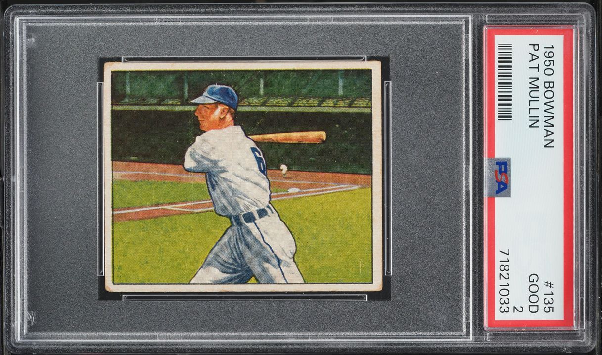 1950 Bowman Pat Mullin #135 PSA 2 GD