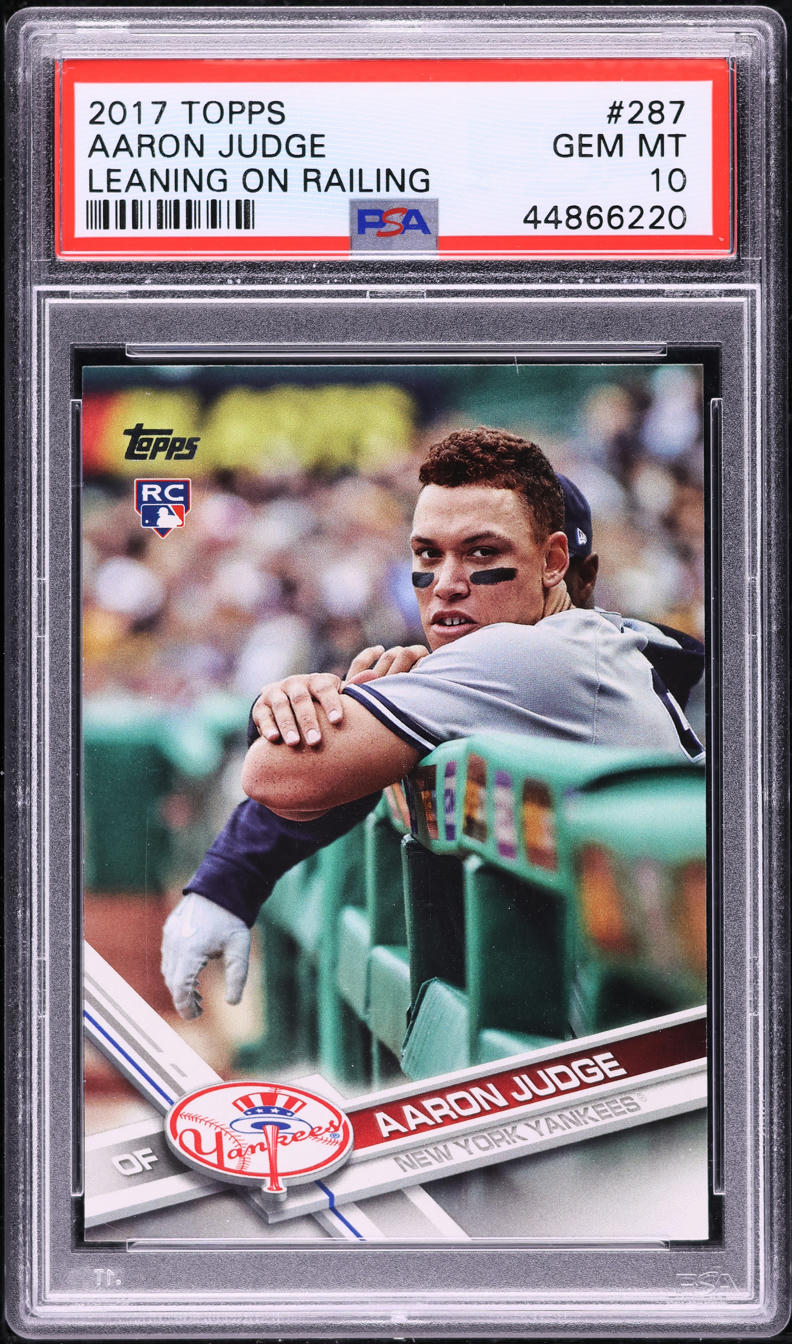 2017 Topps Aaron Judge ROOKIE #287 PSA 10 GEM MINT