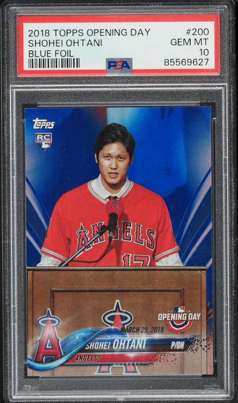 2018 Bowman Chrome Batting Shohei Ohtani ROOKIE RC #1 PSA 9