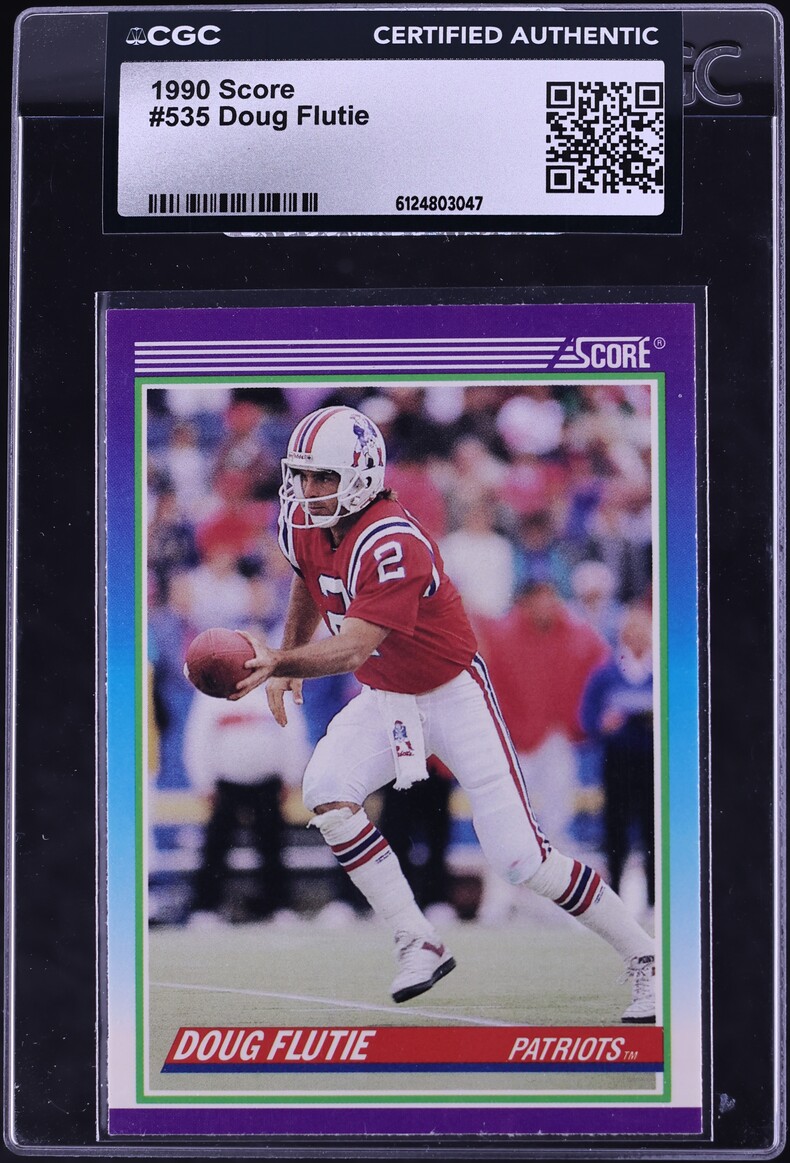 1990 Score Football Doug Flutie #535 CGC AUTH
