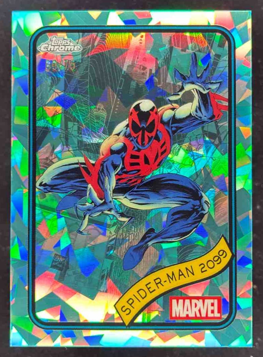 2025 Topps Chrome Marvel Clawed Superfractor Spider-Man 1/1 #101