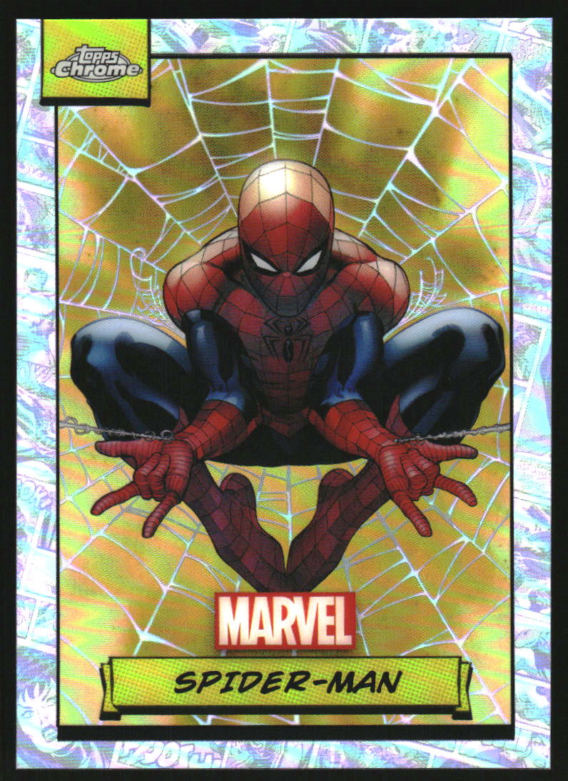 2025 Topps Chrome Marvel Clawed Superfractor Spider-Man 1/1 #101