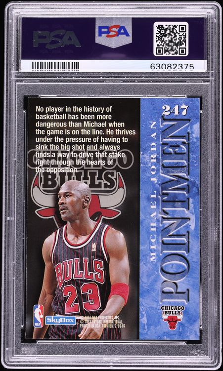 1996 Skybox Premium Michael Jordan #247 PSA 10 GEM MINT