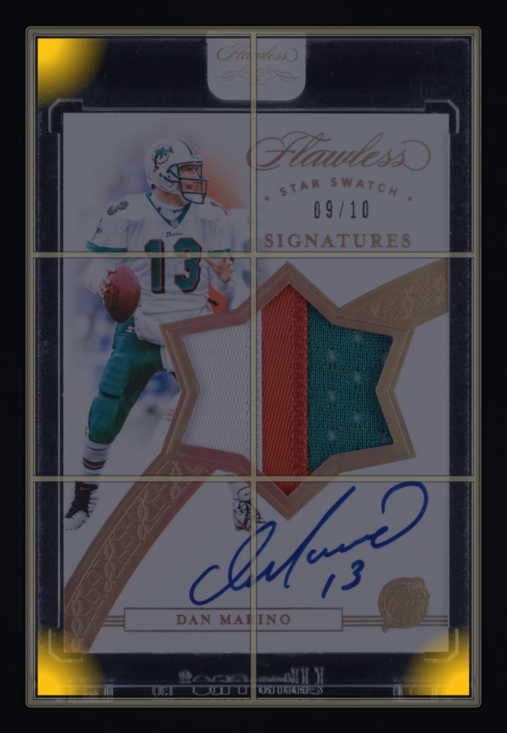 2020 Panini Flawless Star Swatch Dan Marino PATCH AUTO /10 #SSS