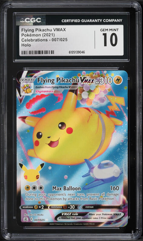 2000 Pokemon German World Collection Fliegendes Flying Pikachu #25