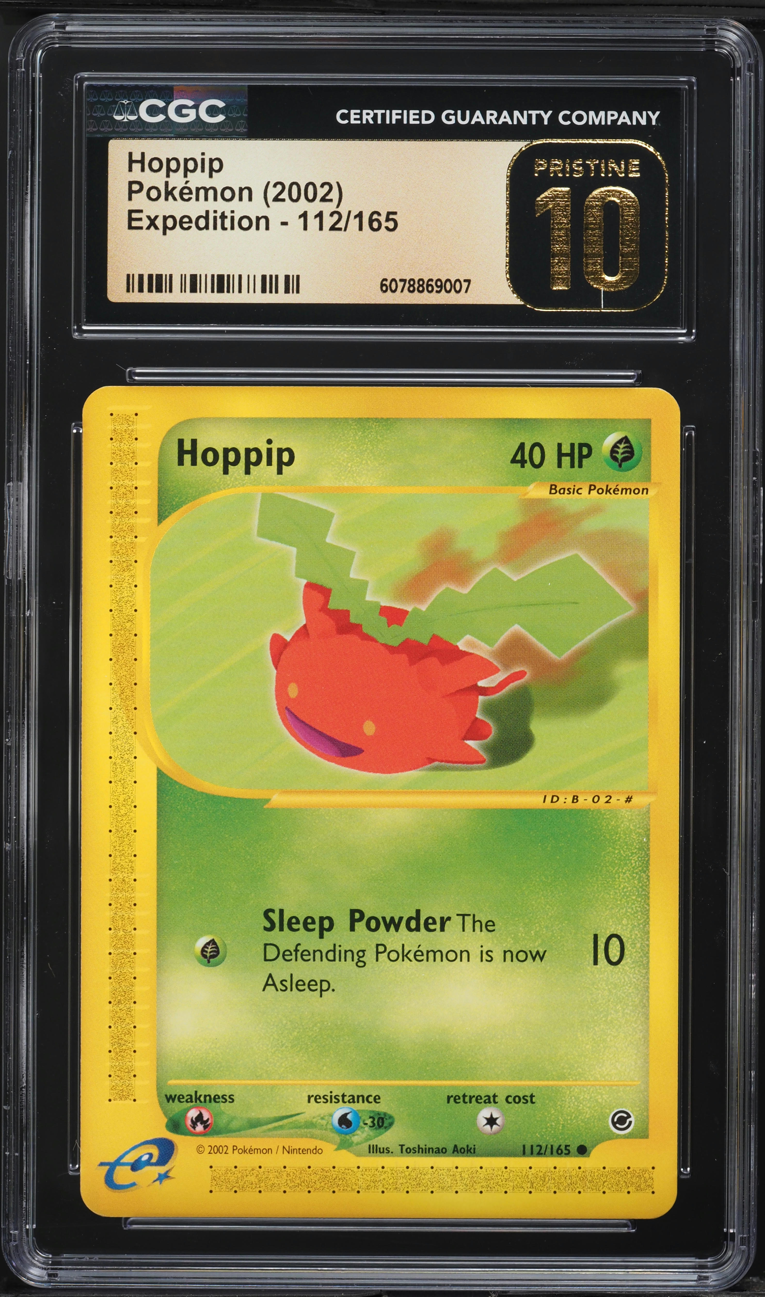 2002 Pokemon Expedition Hoppip #112 CGC 10 PRISTINE