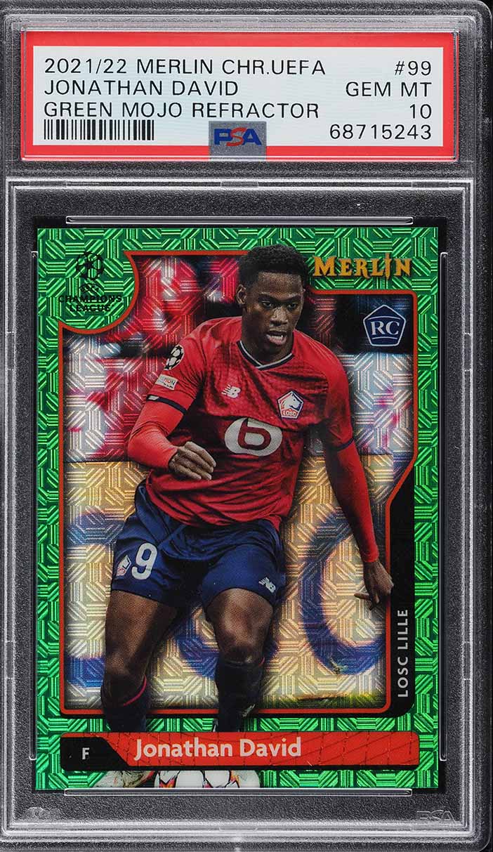 2022 Panini Prizm World Cup Qatar Purple Jonathan David