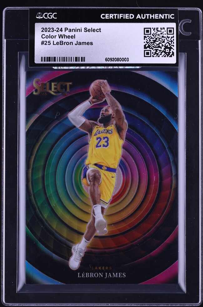 2023 Panini Prizm Red LeBron James /299 #63 PSA 9 MINT on Fanatics