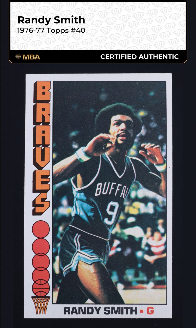 1976 Topps Basketball Randy Smith #40 MBA AUTH on Fanatics Collect
