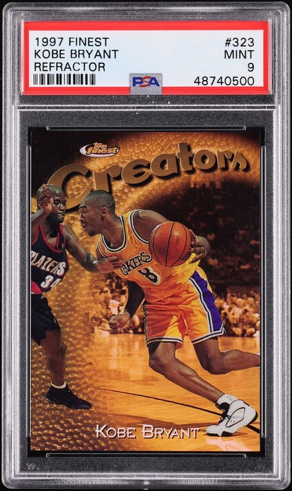 1997 Finest Refractor Kobe Bryant /289 #323 PSA 9 MINT