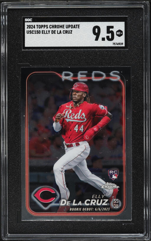 2024 Topps Chrome Sapphire Padparadscha Elly De La Cruz ROOKIE