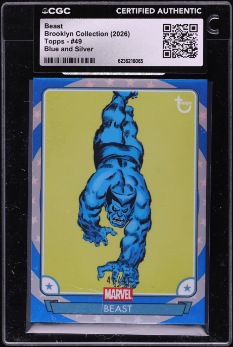 2026 Topps Brooklyn Collection Blue And Silver Beast 41/41 #49 CGC AUTH