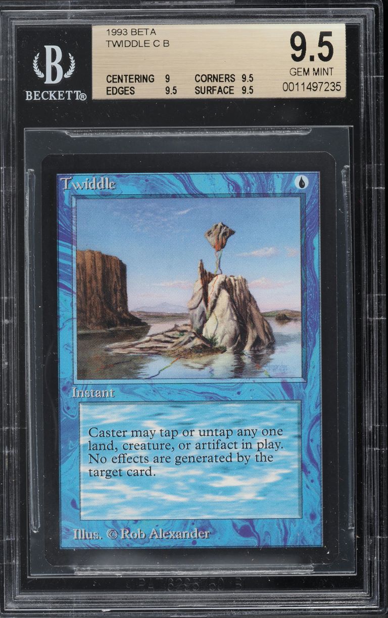 1993 Magic The Gathering MTG Alpha Black Lotus BGS 8.5 NM