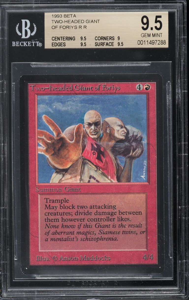 1993 Magic The Gathering MTG Alpha Black Lotus BGS 8.5 NM