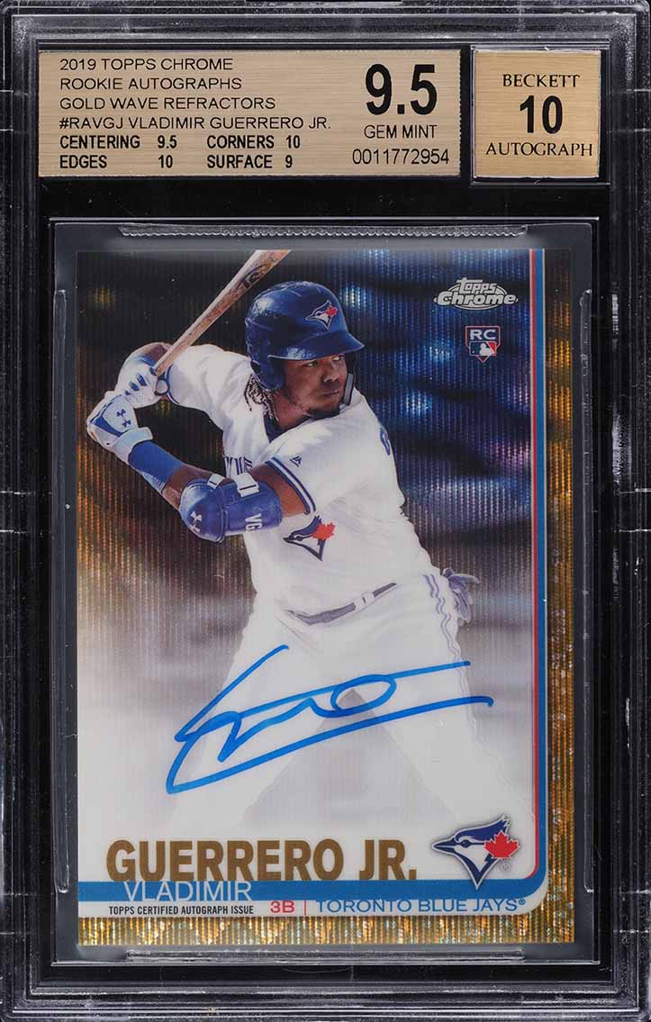 【PSA10】Guerrero Jr. 2019 Topps Chrome RC 2019 Topps Chrome Refractor Vladimir Guerrero Jr. ROOKIE