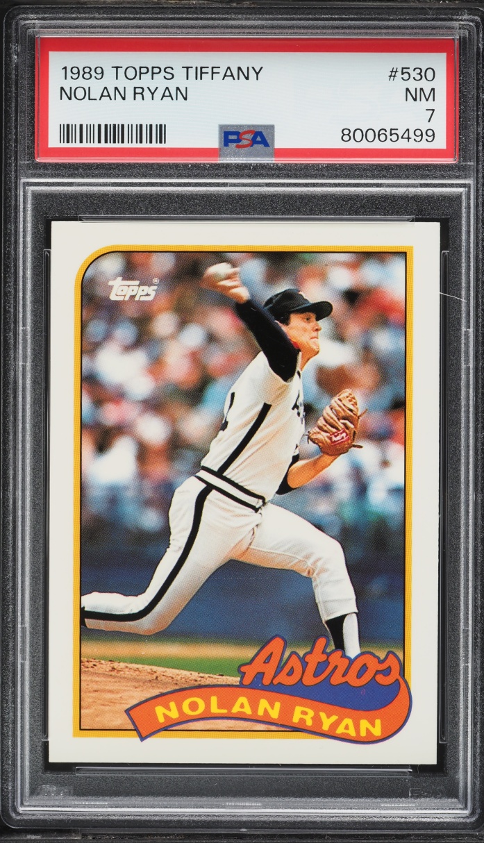 1989 Topps Tiffany Nolan Ryan #530 PSA 7 NRMT