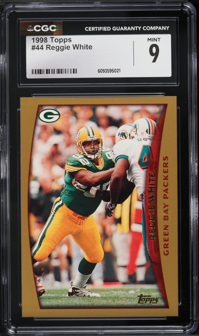 1998 Topps Football Reggie White #44 CGC 9 MINT