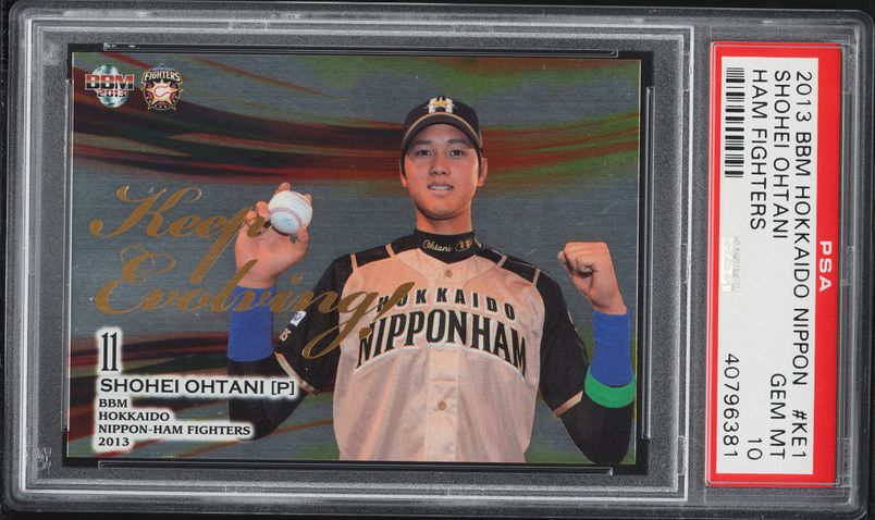 2018 Bowman High Tek Red Orbit Diffractor Shohei Ohtani