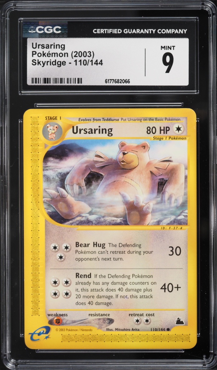 2003 Pokemon Skyridge Ursaring #110 CGC 9 MINT