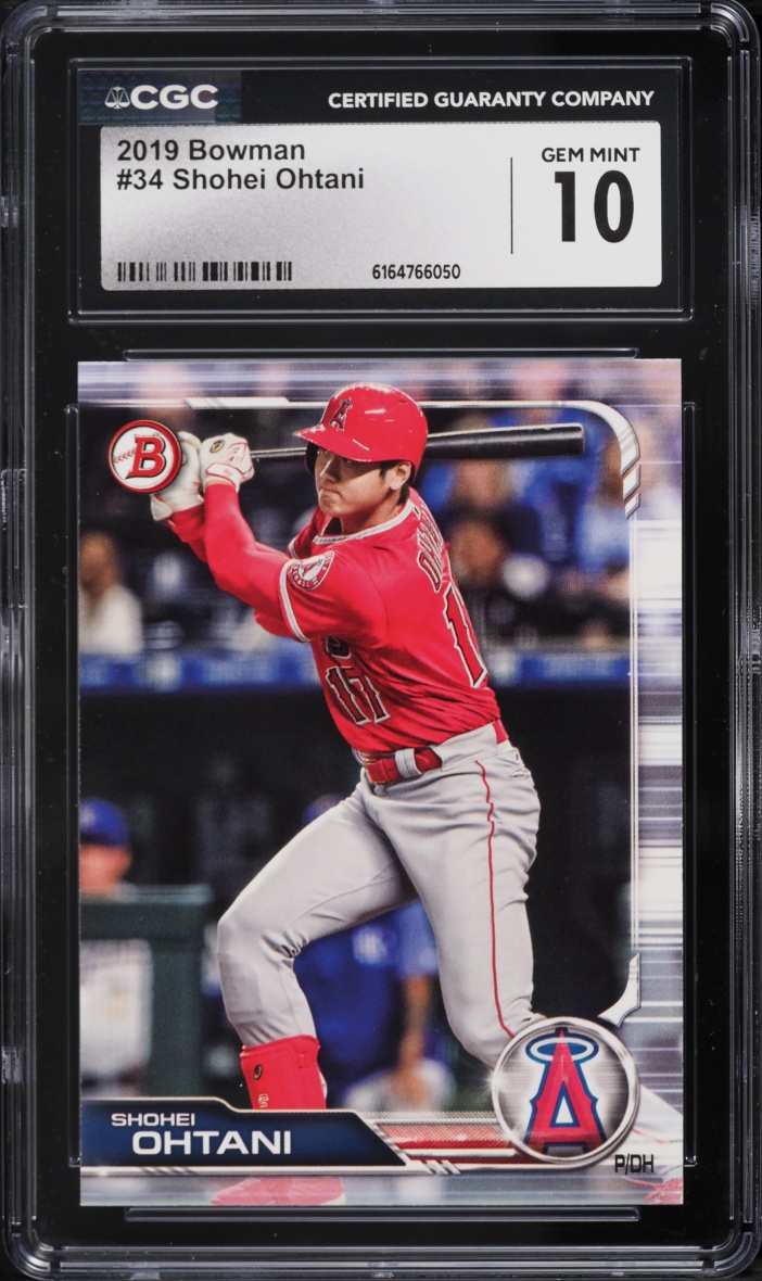 2019 Bowman Shohei Ohtani #34 CGC 10 GEM MINT
