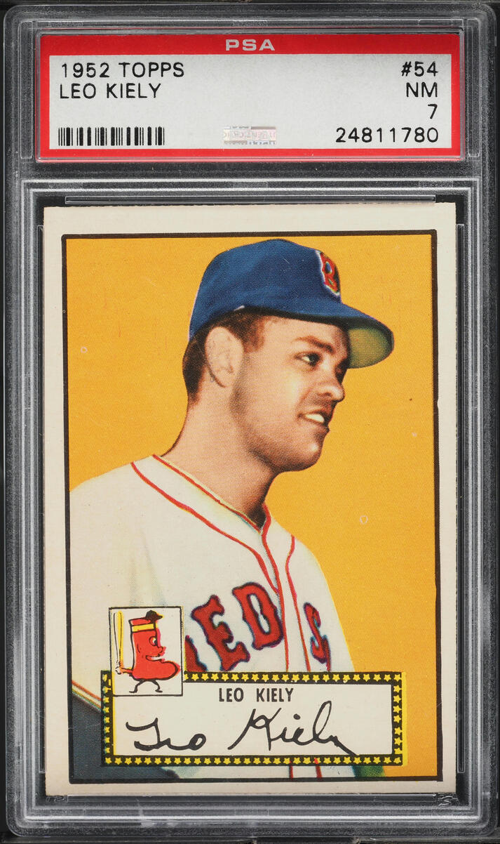 1952 Topps Leo Kiely #54 PSA 7 NRMT