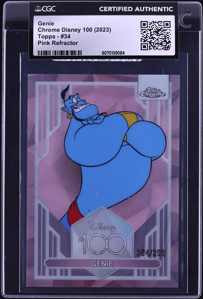 2023 Topps Chrome Disney 100 Pink Refractor Nemo /399 #13