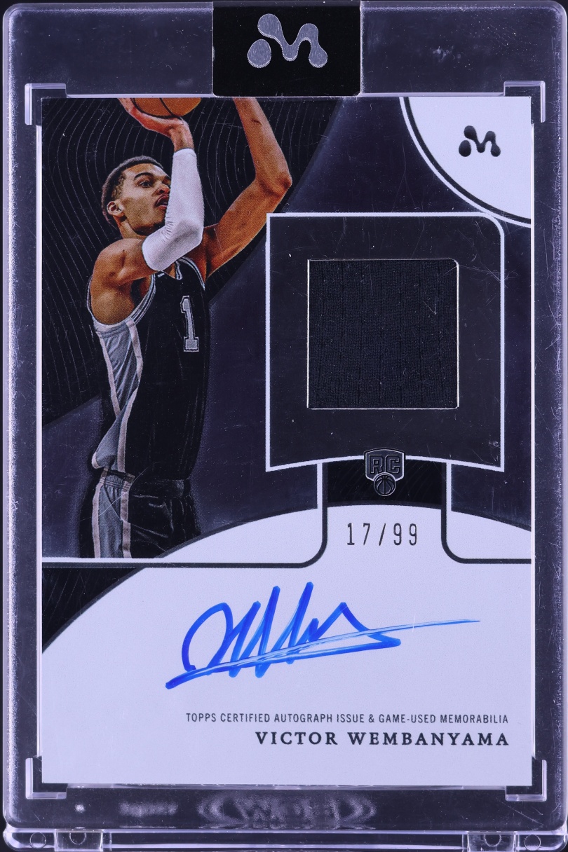 2023 Topps Mercury Victor Wembanyama ROOKIE PATCH AUTO /99 #WAR-7A