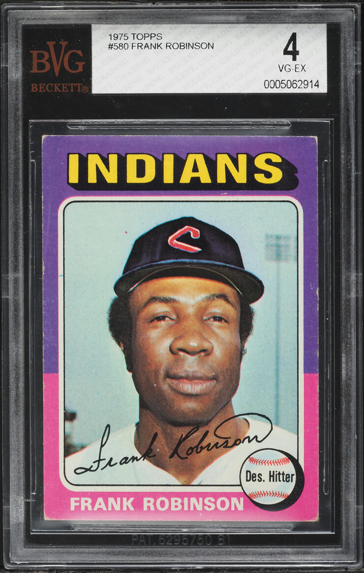 1975 Topps Frank Robinson #580 BVG 4 VGEX