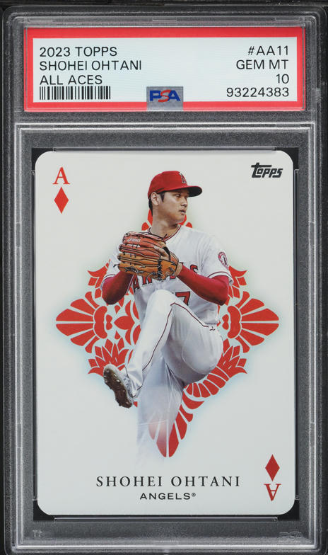 TOPPS 2023 SERIES 1 #AA-11 大谷翔平ALL ACES 2023 Topps Series 1 - All Aces #AA-11 Shohei Ohtani CGC 9.5