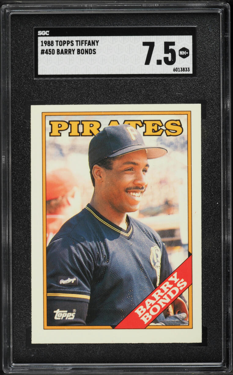 1988 Topps Tiffany Barry Bonds #450 SGC 7.5 NRMT+