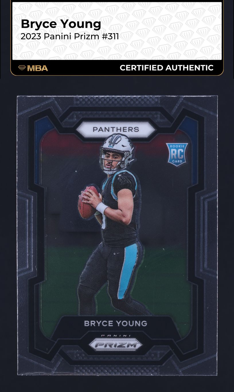 2023 Panini Prizm Bryce Young ROOKIE #311 MBA AUTH