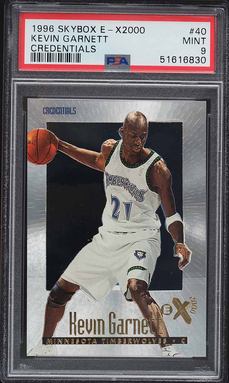 2003 SP Signature Kevin Garnett AUTO #A53 PSA 9 MINT on Fanatics