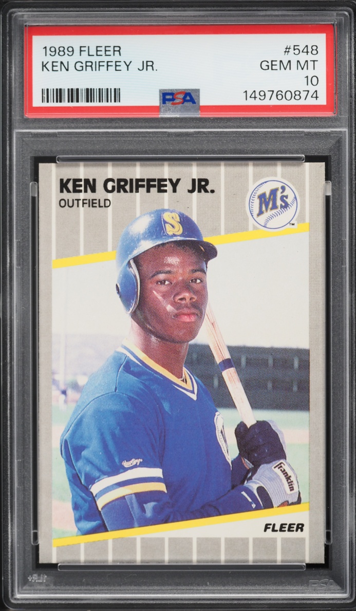 1989 Fleer Ken Griffey Jr. ROOKIE #548 PSA 10 GEM MINT