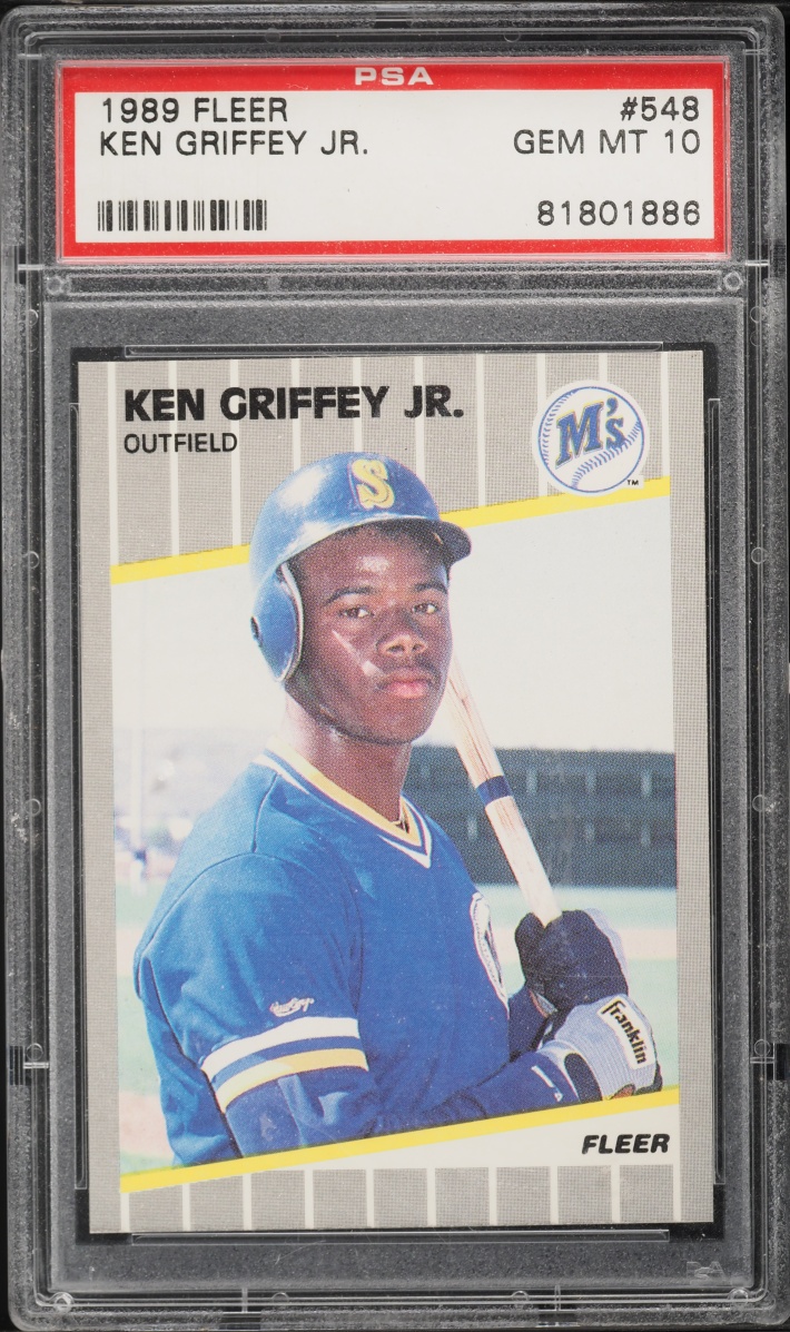 1989 Fleer Ken Griffey Jr. ROOKIE #548 PSA 10 GEM MINT