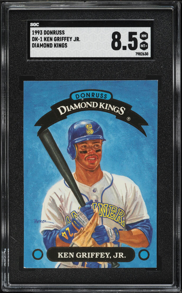 1993 Donruss Diamond Kings Ken Griffey Jr. #DK-1 SGC 8.5 NM-MT+