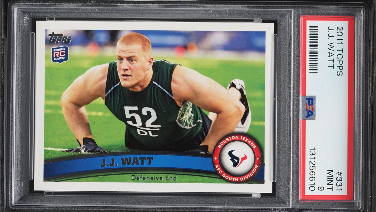 2011 Topps Football J.J. Watt ROOKIE #331 PSA 9 MINT