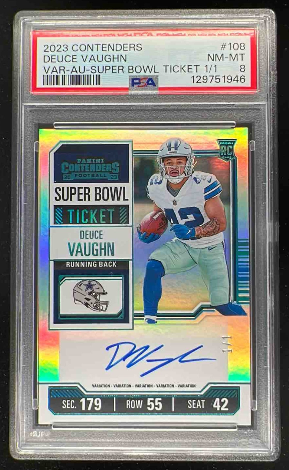 1967-13 Super Bowl Full Tickets #27B 1993 (XXVII) Gold/Buffalo