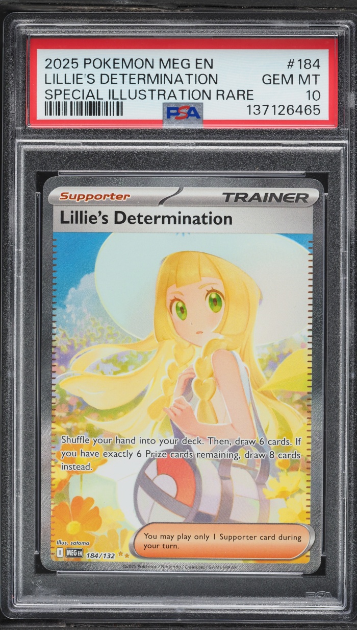 2025 Pokemon Mega Evolution SIR Lillie's Determination #184 PSA 10 GEM MINT