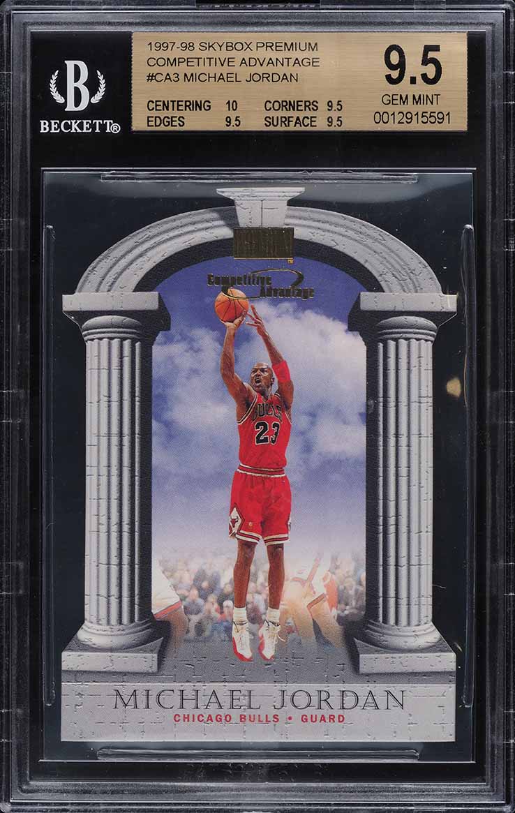 1997 Skybox Premium Golden Touch Die-Cut Michael Jordan #GT1