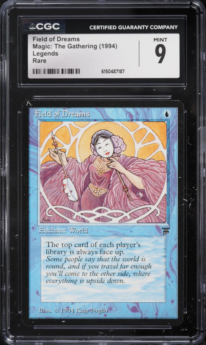 1994 Magic The Gathering MTG Legends Field Of Dreams CGC 9 MINT