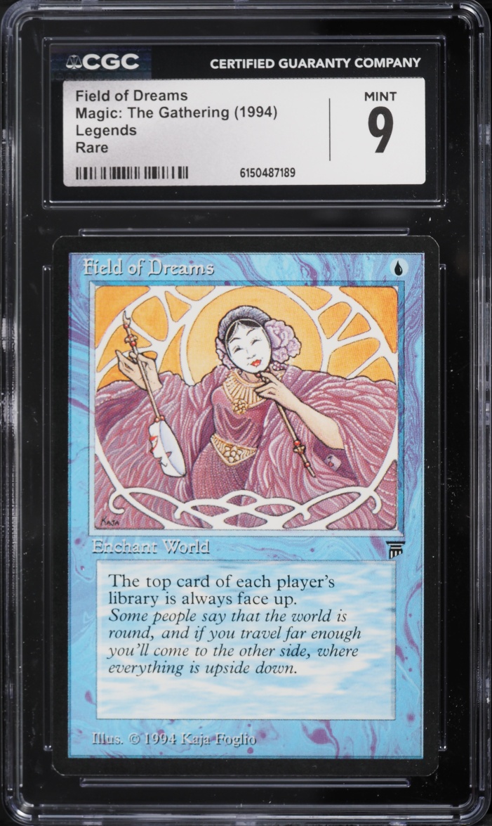 1994 Magic The Gathering MTG Legends Field Of Dreams CGC 9 MINT