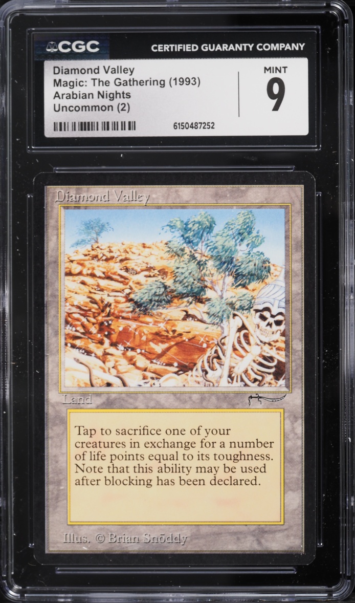 1993 Magic The Gathering MTG Arabian Nights Diamond Valley CGC 9 MINT