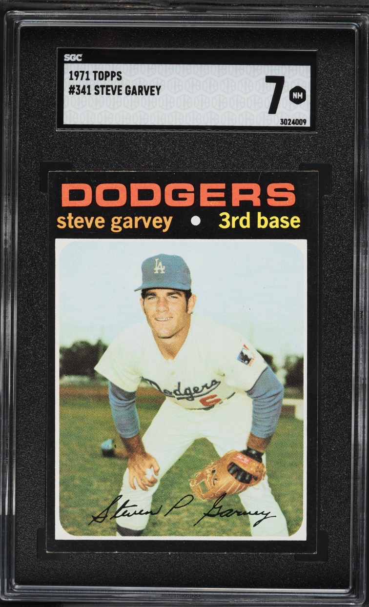 1971 Topps Steve Garvey ROOKIE #341 SGC 7 NRMT
