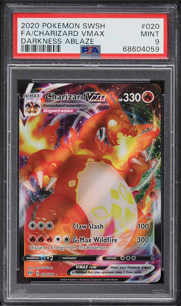 2020 Pokemon Sword & Shield Darkness Ablaze Full Art Charizard